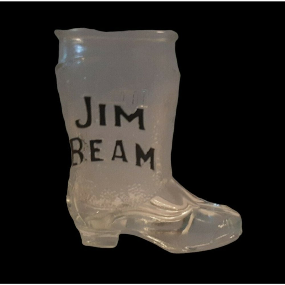 Vintage Jim Beam Boot Shot Glass Whiskey